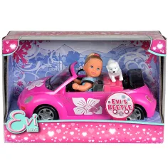 Steffi Love Évi + Volkswagen Maggiolino - Simba Toys