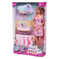Steffi Love: Steffi bambola incinta con culla e accessori - Simba Toys