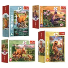 Straordinari dinosauri puzzle mini da 54 pezzi in diverse varianti - Trefl