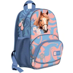 St.Right Zaino scolastico Romantic Horse, zaino BP70 32x22x11,5cm