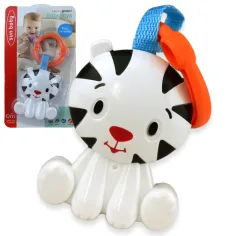 Sun Baby: Allegra tigre bianco senza BPA sonaglio per bambini