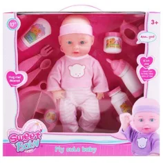 Sweet Baby Bambola 8 pezzi con accessori 25cm