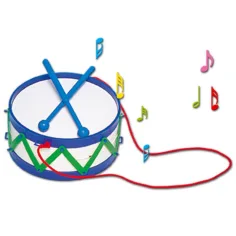 Tamburo per bambini 15 cm - D-Toys