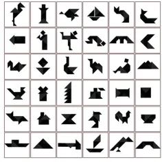 Gioco geometrico Tangram - Piatnik immagine 3