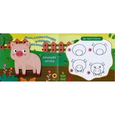 Tavola magnetica - Disegna divertenti animali da fattoria immagine 3