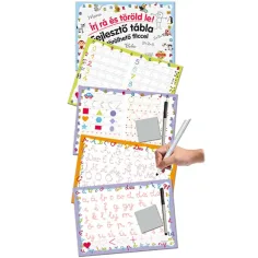 Tavola da disegno educativa cancellabile con pennarello: Forme - D-Toys immagine 3