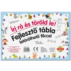 Tavola da disegno educativa cancellabile con pennarello: Forme - D-Toys