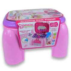 Tavolo da trucco portatile con gioielli e accessori di bellezza immagine 2