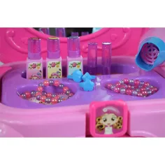 Tavolo da trucco portatile con gioielli e accessori di bellezza immagine 3