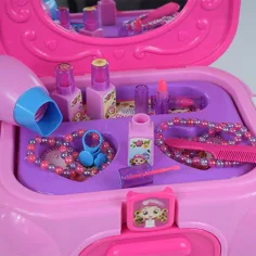 Tavolo da trucco portatile con gioielli e accessori di bellezza immagine 6
