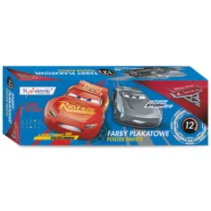 Cars 3 tempera da 20ml in 12 colori