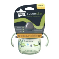 Tommee Tippee: Superstar Bicchiere da bere verde 190ml (4 mesi+)