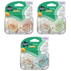 Tommee Tippee: Set di succhietti Anytime 2 pezzi (0-6 mesi) immagine 1