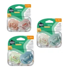 Tommee Tippee: Set di succhietti con regolatore AnyTime da 2 pezzi (6-18 mesi) immagine 2
