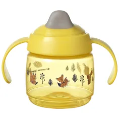 Tommee Tippee: Superstar Bicchiere per bere giallo 190ml (4 mesi+) immagine 2