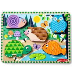 Touch & Feel Animali della foresta puzzle tattili - Melissa & Doug