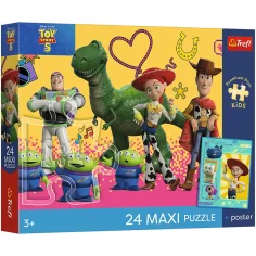 Toy Story 5 Giochi e amici puzzle Maxi da 24 pezzi - Trefl