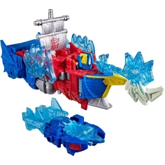 Transformers Cyberworld: Eroi d'alto mare Onda Energon Optimus Prime e Mirage - Hasbro immagine 3