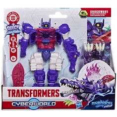 Transformers Cyberworld: Ultimate cyber changers Shockwave action figure - Hasbro