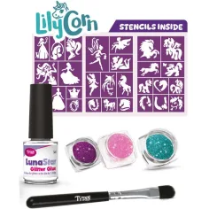 TyToo: Set di tatuaggi glitterati LilyCorn immagine 2