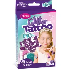 TyToo: Set di tatuaggi glitterati LilyCorn