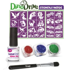TyToo: Set di tatuaggi glitter DinoDrive immagine 2