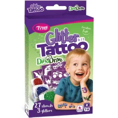 TyToo: Set di tatuaggi glitter DinoDrive