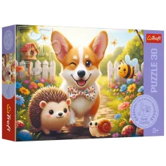 Un giorno con un cane Corgi puzzle da 30 pezzi - Trefl immagine 1