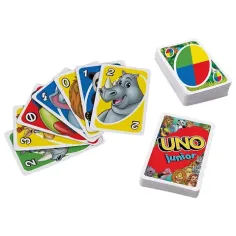 UNO Junior gioco di carte sugli animali - Mattel immagine 2