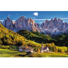 Val di Funes valle, Dolomiti - Italia puzzle da 1500 pezzi -Trefl immagine 2