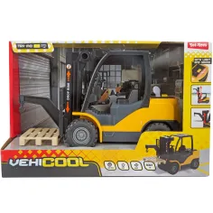 VehiCool carrello elevatore con forche sollevabili e effetti di luce e suono 26 cm immagine 1