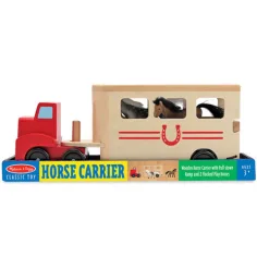 Veicolo per il trasporto di cavalli in legno - Melissa & Doug