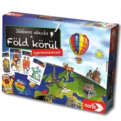 Gioco educativo di viaggio intorno al mondo per bambini - Noris