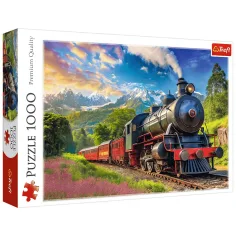 Viaggio tra le montagne con puzzle da 1000 pezzi -Trefl