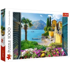 Vista sul Lago di Como puzzle da 1000 pezzi - Trefl
