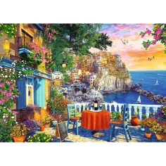 Vista sulle Cinque Terre puzzle da 1000 pezzi - Trefl immagine 2