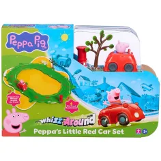 Whizz-Around Peppa maialino con auto rosso set di gioco