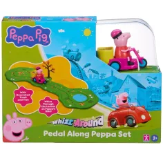 Whizz-Around Peppa maialino con set di gioco in bicicletta