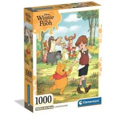 Winnie the Pooh e i suoi amici puzzle da 1000 pezzi con poster - Clementoni