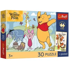 Winnie the Pooh e i suoi amici puzzle premium da 30 pezzi - Trefl immagine 1