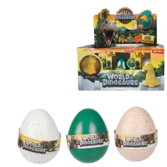 World of Dinosaurs Figura di dinosauro crescente nell'uovo immagine 1