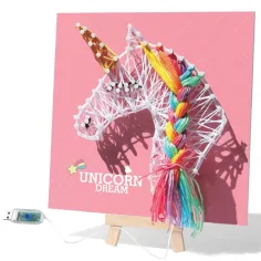 WowBox: Set creativo per la creazione di immagini a filo LED unicorno immagine 2