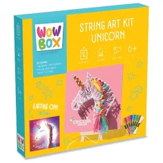 WowBox: Set creativo per la creazione di immagini a filo LED unicorno immagine 1