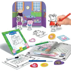 Scuola di disegno di Peppa Pig in uno zaino - Lisciani immagine 2