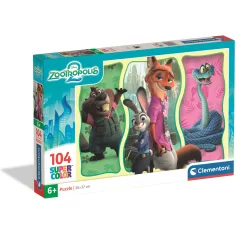 Zootropolis 2 Puzzle Super Color 104 pezzi - Clementoni