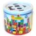ABC e numerosi mattoncini da costruzione in colori pastello - Woodyland