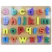 ABC puzzle in legno colorato con lettere minuscole 30x22cm