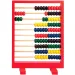 Abaco rosso gioco di calcolo in legno