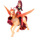 Accademia degli Unicorni: set da gioco Wing Magic Valentina, bambola e unicorno Cinder - Spin Master