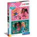 Alice nel Paese delle Meraviglie puzzle supercolor 2x60 pezzi - Clementoni